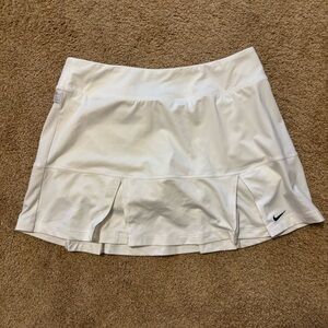 Nike dri fit white skort